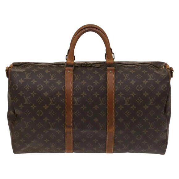 LOUIS VUITTON Monogram Keepall Bandouliere 50 Boston Bag M41416 LV Auth 123480 - Picture 1 of 15